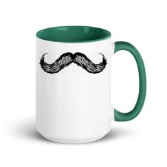 15oz Ceramic Mug with Color Inside