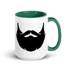 15oz Ceramic Mug with Color Inside