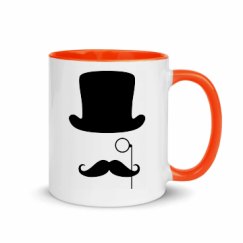 11oz Ceramic Mug with Color Inside