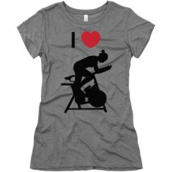Ladies Slim Fit Super Soft Triblend Tee