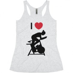 Ladies Slim Fit Super Soft Racerback Triblend Tank
