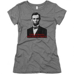 Ladies Slim Fit Super Soft Triblend Tee