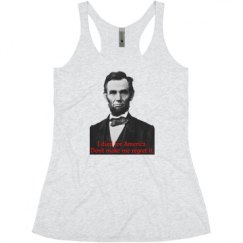 Ladies Slim Fit Super Soft Racerback Triblend Tank