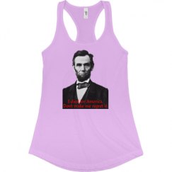 Ladies Slim Fit Racerback Tank Top