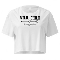 Ladies Festival Cali Crop Top Tee