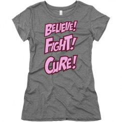 Ladies Slim Fit Super Soft Triblend Tee