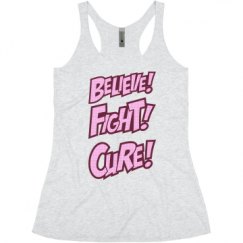 Ladies Slim Fit Super Soft Racerback Triblend Tank