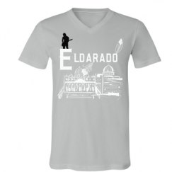 Unisex V-Neck Jersey Tee