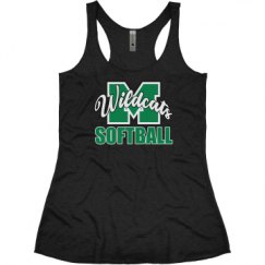 Ladies Slim Fit Super Soft Racerback Triblend Tank