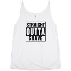 Straight Outta Grave Halloween Tank