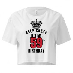 Ladies Festival Cali Crop Top Tee