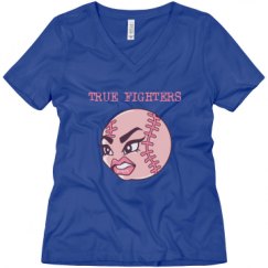 Ladies Relaxed Fit V-Neck Tee