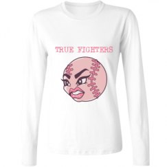 Ladies Relaxed Fit Basic Long Sleeve Tee