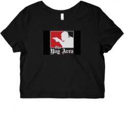 Ladies Slim Fit Crop Top Tee