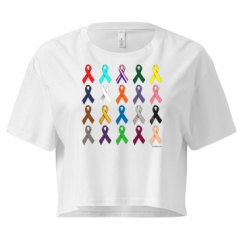 Ladies Festival Cali Crop Top Tee