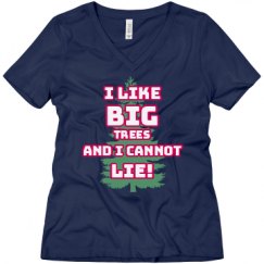 Ladies Relaxed Fit V-Neck Tee