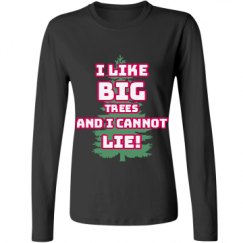 Ladies Relaxed Fit Basic Long Sleeve Tee
