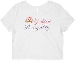 Ladies Slim Fit Crop Top Tee