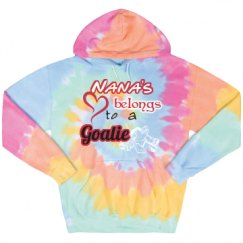 Unisex Tie-Dye Fleece Hoodie