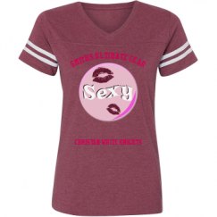 Ladies Relaxed Fit Vintage Sports Tee
