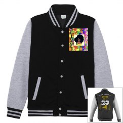 TEAM SMACKIN' NYC VARSITY JACKET (BLACK/V-HEATHER)