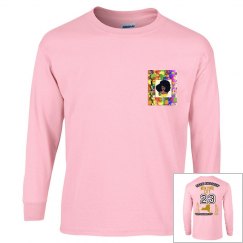 TEAM SMACKIN' NYC LONG SLEEVE TEE (CLASSIC PINK)