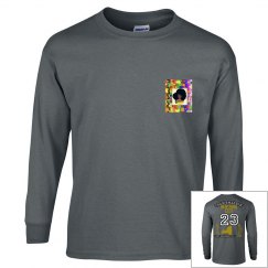 TEAM SMACKIN' NYC LONG SLEEVE TEE (CHARCOAL GREY)