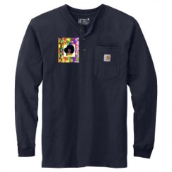 Unisex Carhartt Long Sleeve Henley Tee 