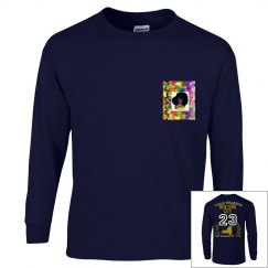 TEAM SMACKIN' NYC LONG SLEEVE TEE ( BLK HEATHER)