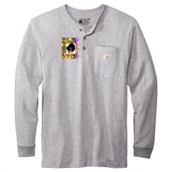 Unisex Carhartt Long Sleeve Henley Tee