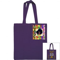 TEAM SMACKIN' NYC CANVAS TOTE (PURPLE)