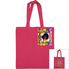 TEAM SMACKIN' NYC CANVAS TOTE (HOT PINK)