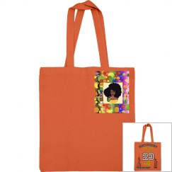 TEAM SMACKIN' NYC CANVAS TOTE (ORANGE)