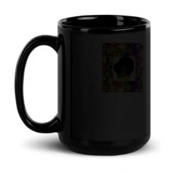 15oz Black Glossy Mug