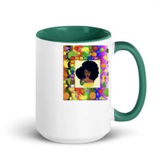 15oz Ceramic Mug with Color Inside