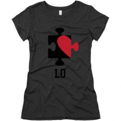 Ladies Slim Fit Super Soft Triblend Tee