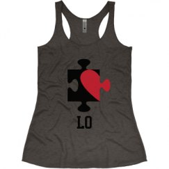 Ladies Slim Fit Super Soft Racerback Triblend Tank