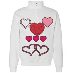 Zip Jacket / Hearts 