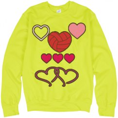 Unisex Neon Crewneck Sweatshirt