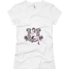 Ladies Slim Fit Basic Promo Jersey Tee