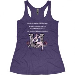 Ladies Slim Fit Super Soft Racerback Triblend Tank
