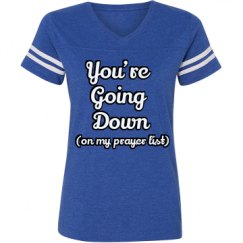 Ladies Relaxed Fit Vintage Sports Tee