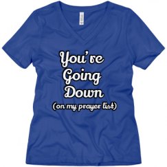 Ladies Relaxed Fit V-Neck Tee