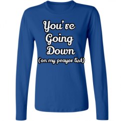 Ladies Relaxed Fit Basic Long Sleeve Tee