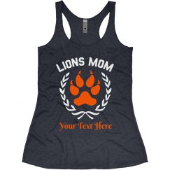  Lions Custom Football Tank Tee