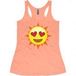 Ladies Slim Fit Super Soft Racerback Triblend Tank