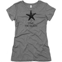 Ladies Slim Fit Super Soft Triblend Tee
