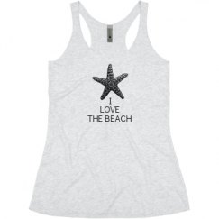 Ladies Slim Fit Super Soft Racerback Triblend Tank