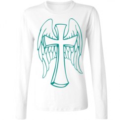 Ladies Relaxed Fit Basic Long Sleeve Tee