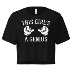 Ladies Festival Cali Crop Top Tee